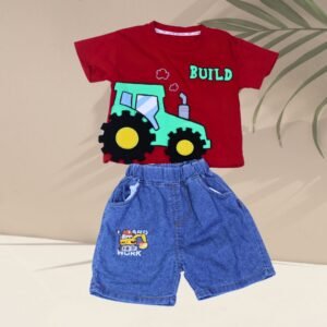 Build & Play – Boys' Soft Cotton Co-ord Set