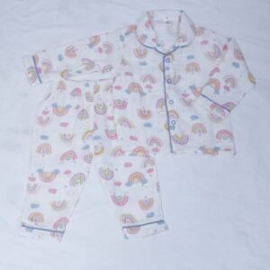 Rainbow Snuggles – Soft Cotton Nightwear Set