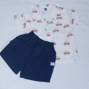 Zoom & Play – Boys’ Soft Cotton Co-ord Set