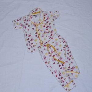 Sunny Chirp – Girls’ Soft Hosiery Night Suit