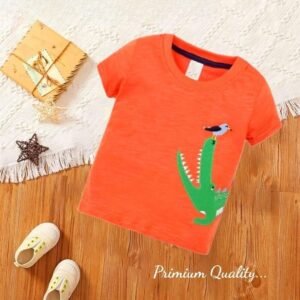 Dino & Bird Orange Tee