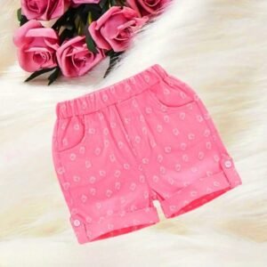 Pretty in Pink Girls’ Cotton Shorts