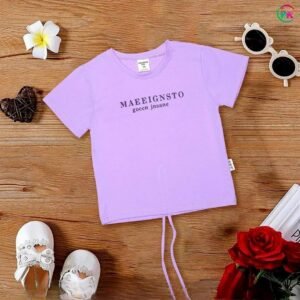 Lavender Graphic Tee for Girls