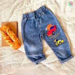Boys’ Cartoon Car Denim