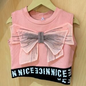 Pink Ribbed Sleeveless Top