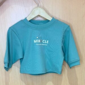 "Miracle" Cropped Tee