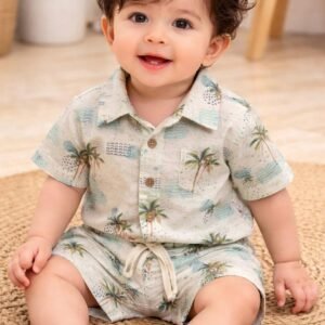 Palm Print Kids Shirt