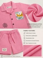 Pink Summer Co-ord Set for Boys - Image 3