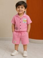 Pink Summer Co-ord Set for Boys