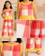 Sunshine Check Peplum Co-ord Set - Image 2