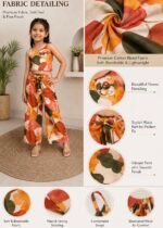 Autumn Blossom Printed Co-ord Set - Image 2