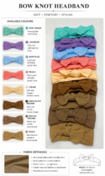 Soft Bow Knot Baby Headband