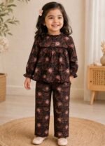Mocha Bloom Floral Co-ord Set