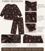 Mocha Bloom Floral Co-ord Set - Image 2