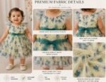 Blue Blossom Tulle Party Dress - Image 2