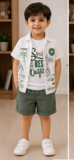 Explorer Sketch 3-Piece Boys Co-ord Set