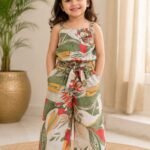 Tropical Bloom Wide-Leg Co-ord Set