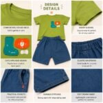 Lime Time Appliqué Denim Co-ord Set - Image 2