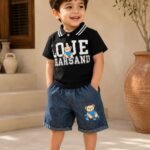 Love Bear Denim Co-ord Set