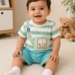 Little Explorer Bus Pocket Co-ord Set