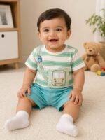 Little Explorer Bus Pocket Co-ord Set