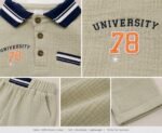 Sage Varsity Polo Co-ord Set - Image 2