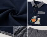 Navy Teddy Check Co-ord Set - Image 2