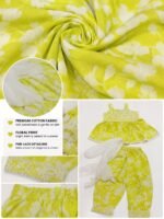 Sunshine Bloom Kurta Dhoti Set with Dupatta - Image 3