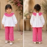 Pink Gingham Frill Collar Co-ord Set