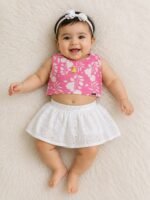 Blossom Eyelet Skirt Co-ord Set