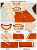 Summer Paradise Pinstripe Co-ord Set - Image 2