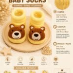 Sunny Bear Anti-Skid Baby Socks