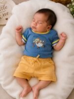 Little Diver Monkey T-Shirt & Shorts Set
