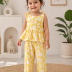 Sunny Bloom Tie-Up Co-ord Set