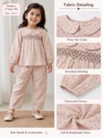 Rosy Dot Smocked Co-ord Set - Image 2
