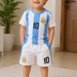 Little Champion Argentina Football Jersey Set