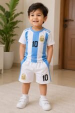 Little Champion Argentina Football Jersey Set