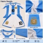Little Champion Argentina Football Jersey Set - Image 2