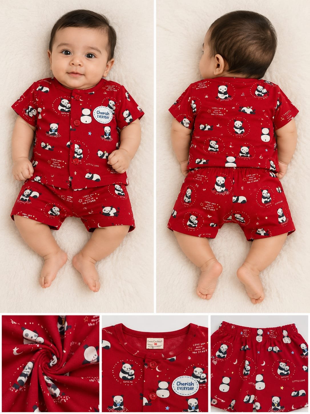 IMG_1040.jpeg Cucumber Panda Paradise Baby Co-ord Set - Image 1