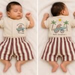 Cucumber Hello sunshine beach baby co-ord