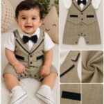 Little Gentleman Formal Romper
