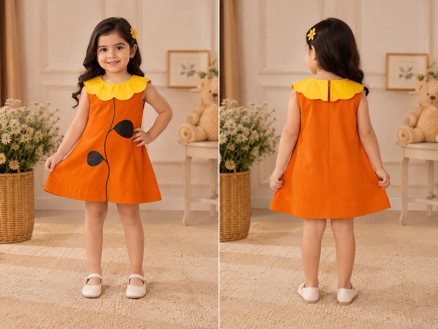 IMG_1136-1.jpeg Sunshine Bloom A-Line Dress - Image 1