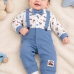 Baby Romper / One-Piece Jumpsuit (Fake Two-Piece Style