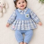Baby frock & pant set / Frock suit set