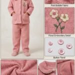 🌸 Pink Blossom Cozy Winter Co-ord Set