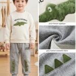 Little Explorer Kids Tracksuit / 2-Piece Pre-Winter Track Suit
