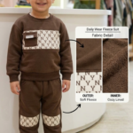 Kids' Winter Daily Wear Fleece Co-Ord Set