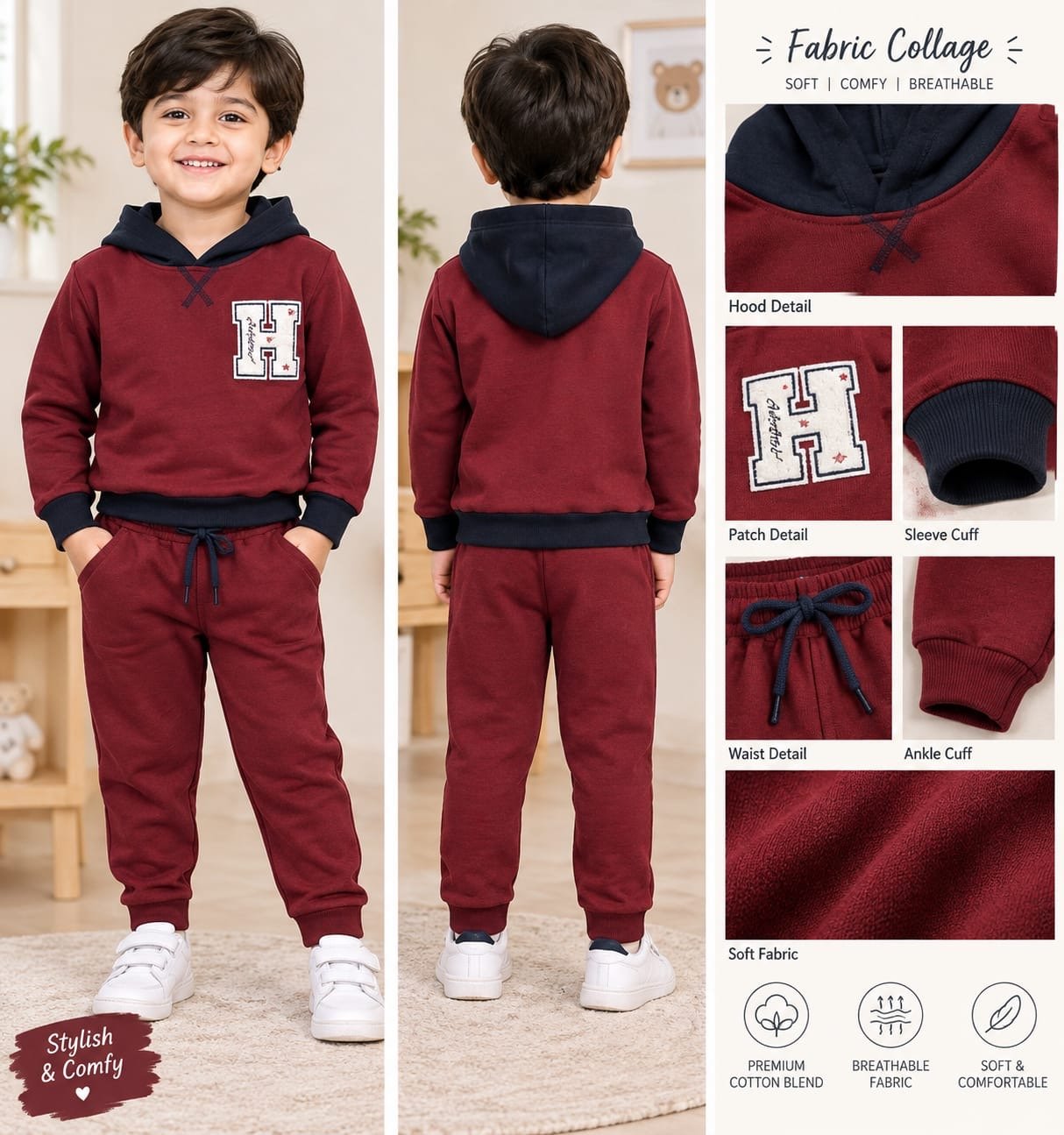 e96746b0-44be-4dc9-8eca-f6d057c949e0.jpeg Kids’ Hooded Winter Tracksuit / Co-ord Set - Image 1
